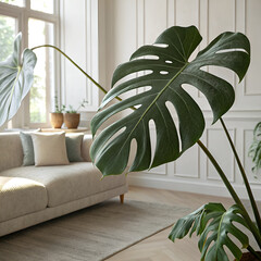 modern living room with sofa