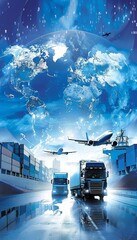 Understanding the global supply chain  the role of trucks, planes, and ships in logistics