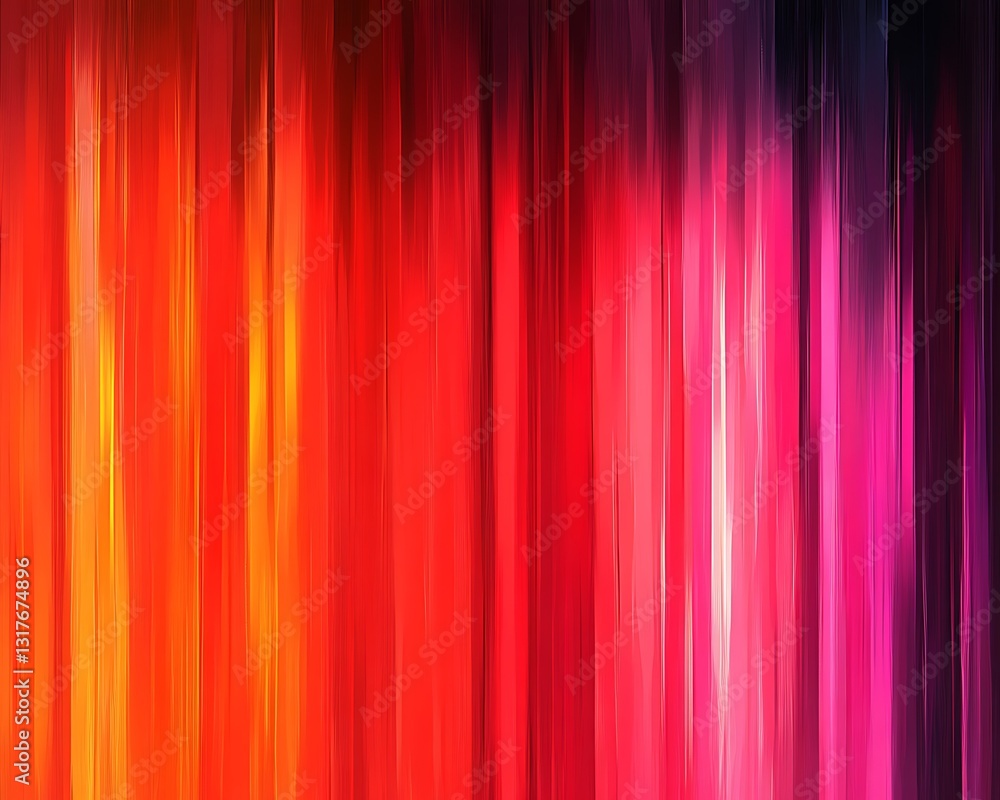 Poster vertical lines create an abstract colorful background with vivid hues