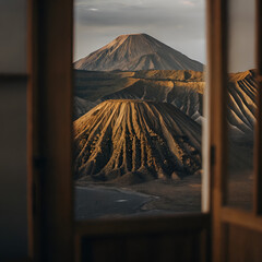 mount fuji in the morning