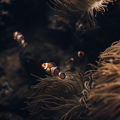 tropical fish in aquarium