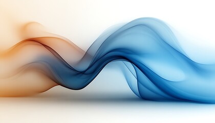 Obraz premium Abstract fluid shapes showing colorful waves and gradients against white background