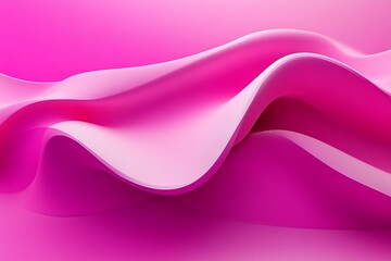 A flowing abstract design features shades of pink and white