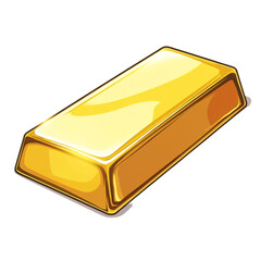 Shiny Gold Bar Wealth Luxury Fortune