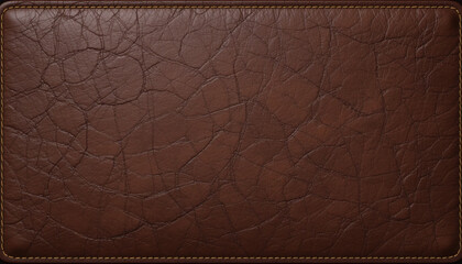 Fototapeta premium Retro 8-bit pixel leather texture with a rich, glossy chocolate brown surface, featuring subtle imperfections and stitching details, displayed from multiple angles.