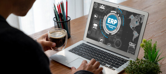 ERP enterprise resource planning software for modish business to plan the marketing strategy