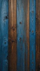 Fototapeta premium Abstract blue and brown wood texture swirls.