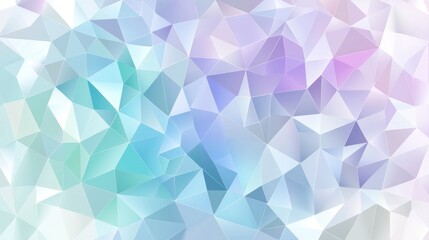 Obraz premium Pastel triangles in a light, airy, and modern mosaic pattern