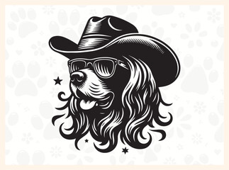 Trendy Black Dog Silhouette for Artistic Inspiration