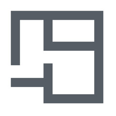 A Cozy Minimalist Apartment Floor Plan Design Showcasing A Simple Yet Functional Layout With Clean Lines And A Muted Grey Color Palette