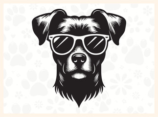 Fototapeta premium High Quality Dog Silhouette Clipart in Creative Style