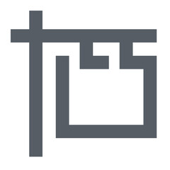 Obraz premium A Serene Grey Architectural Sketch Depicting A Minimalist House Design Showcasing Clean Lines And Geometric Precision With A Muted Color Palette