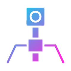 Gradient Network Node Icon For Business Use