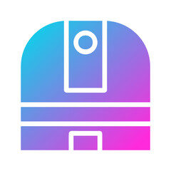 Colorful Telescope Icon for Astronomy Concepts