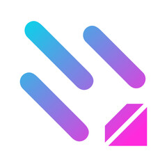 Creative Gradient Arrow Logo Design Template