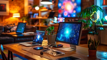 Responsive business website homepage design showcased on various devices for optimal user experience