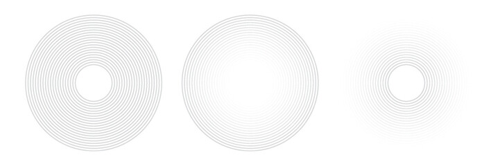 White geometric abstract background overlap layer on bright space with lines effect decoration. Modern graphic design element circles