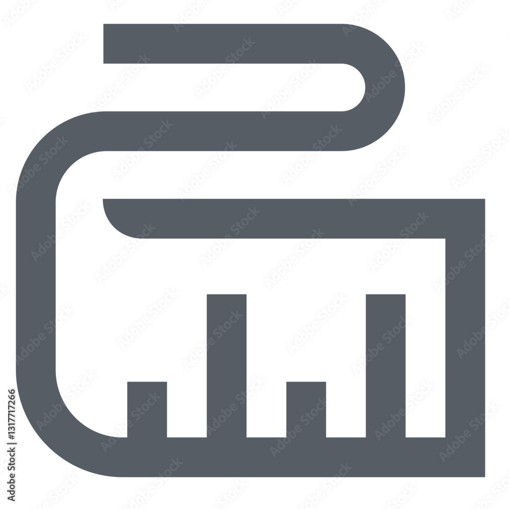 Poster a hand gently holding a data report showing upward trending growth symbolizing progress and achievem