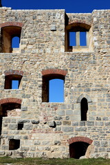 Mauern im Schloss Hellenstein in Heidenheim