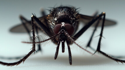 Fototapeta premium Mosquito isolated on white background 