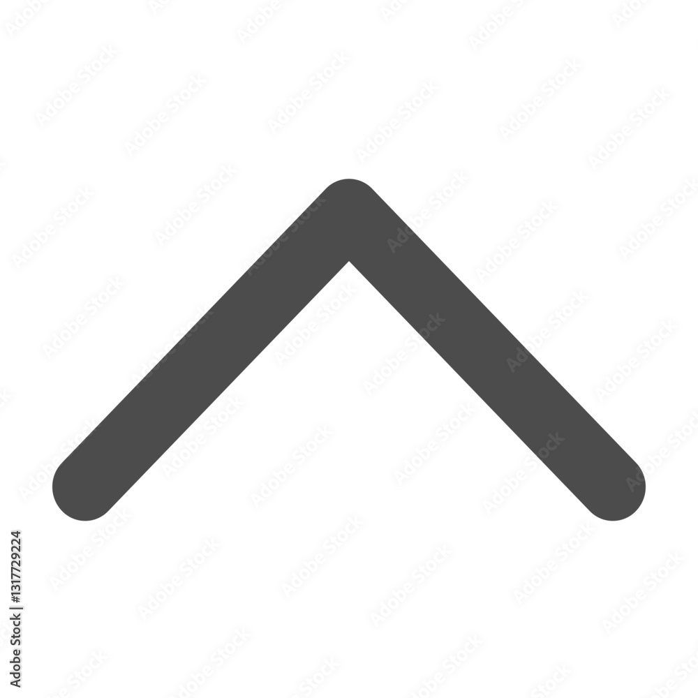 Poster a simple upward arrow symbolizing growth, progress, and hope, rendered in a subtly textured dark gre