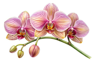 Obraz premium orchid on white background