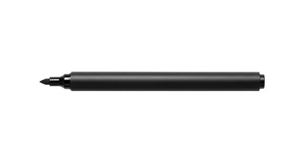 Black marker isolated on transparent background, PNG 