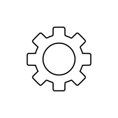 Gear icon representing mechanics, engineering, and productivity