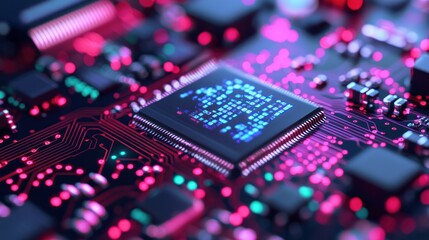 Online shopping for electronics captivating product photography technology showcase vibrant colors macro view