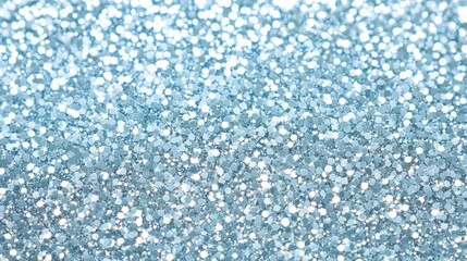 Pale light blue glitter background texture snow wonderland astronomy.