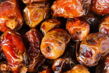 Dried dates fruits. Kurma popular during Ramadan