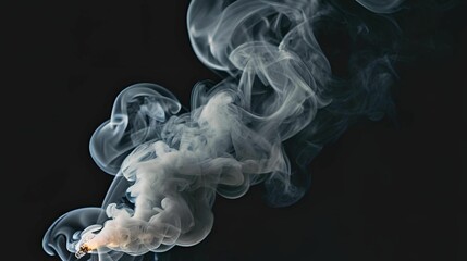 Smoke in Dark Backgrounds
