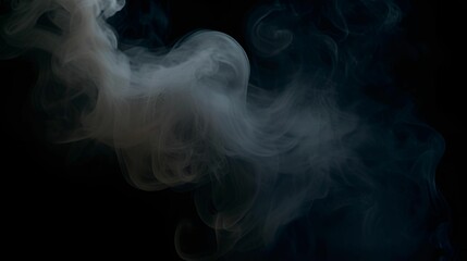 Smoke in Dark Backgrounds