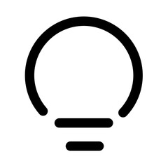 A Brilliant Idea Sparks, Illuminating The Path To Innovation And Progress, A Simple Line Art Design With Bold Strokes And A Clean Aesthetic