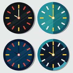 Flat Clocks 