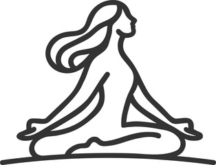 Yoga Logo Flat