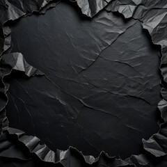 Torn distressed black paper texture , ripped, damaged, vintage, background, texture, grunge, dark, torn paper