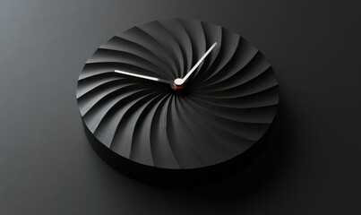 Chrono Efficiency: Symbolic Clock Design Inspiring Time Management Mastery