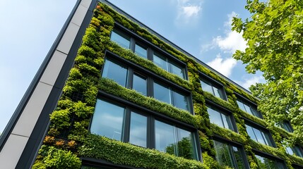 Green Building, Modern Architecture, Eco-Friendly Facade - Sustaina.