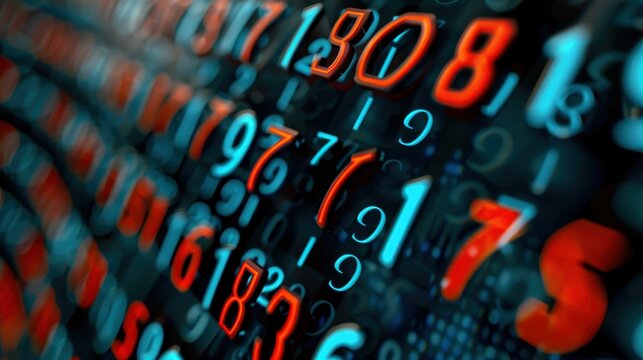 Dynamic visuals showcase a blend of blue and red binary digits flowing, symbolizing the essence of tech and innovation.