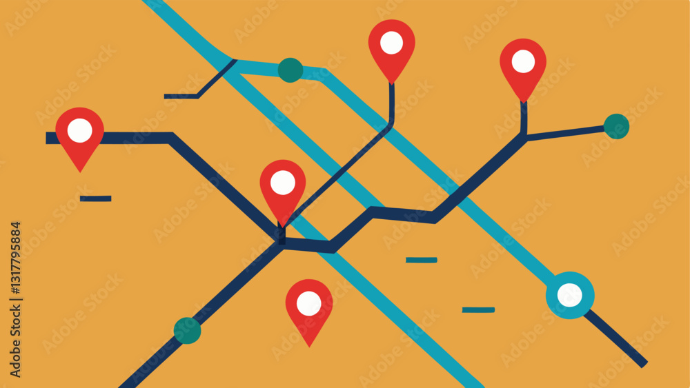 Poster public transit housing map an showing a metro map with affordable housing locations pinned on it but