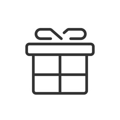 A Beautifully Wrapped Gift, A Symbol Of Thoughtful Generosity And Heartfelt Celebration, Presented With Clean Lines And A Minimalist Design