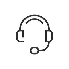 Ready To Assist A Friendly Customer Service Agent Always Available, Depicted In A Simple Yet Professional Line Art Style