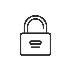 Secure Your Digital Life With This Simple Yet Strong Padlock Icon, A Symbol Of Protection And Peace Of Mind, In Clean Line Art Style