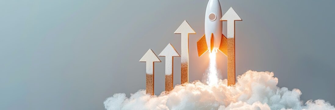 A digitally created 3D illustration depicting an explosion simulation with an arrow marker, highlighting realistic textures and motion