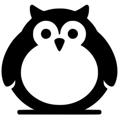 Owl logo silhouette