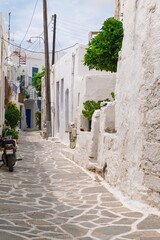 Gasse in der Altstadt von Parikia, Paros