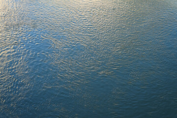 Background with the surface of a river, sea, ocean