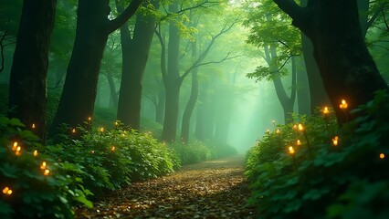 st patricks day music in enchanted fantasy forest