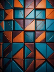 Abstract geometric wallpaper design.
